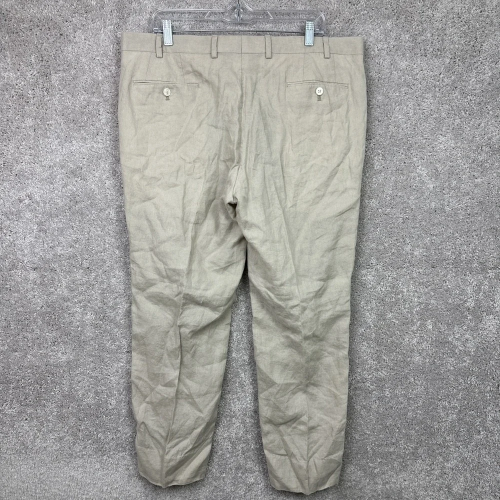 Lauren Ralph Lauren Mens Black Label Ultraflex Classic-Fit Linen Pants 38WX*26*L